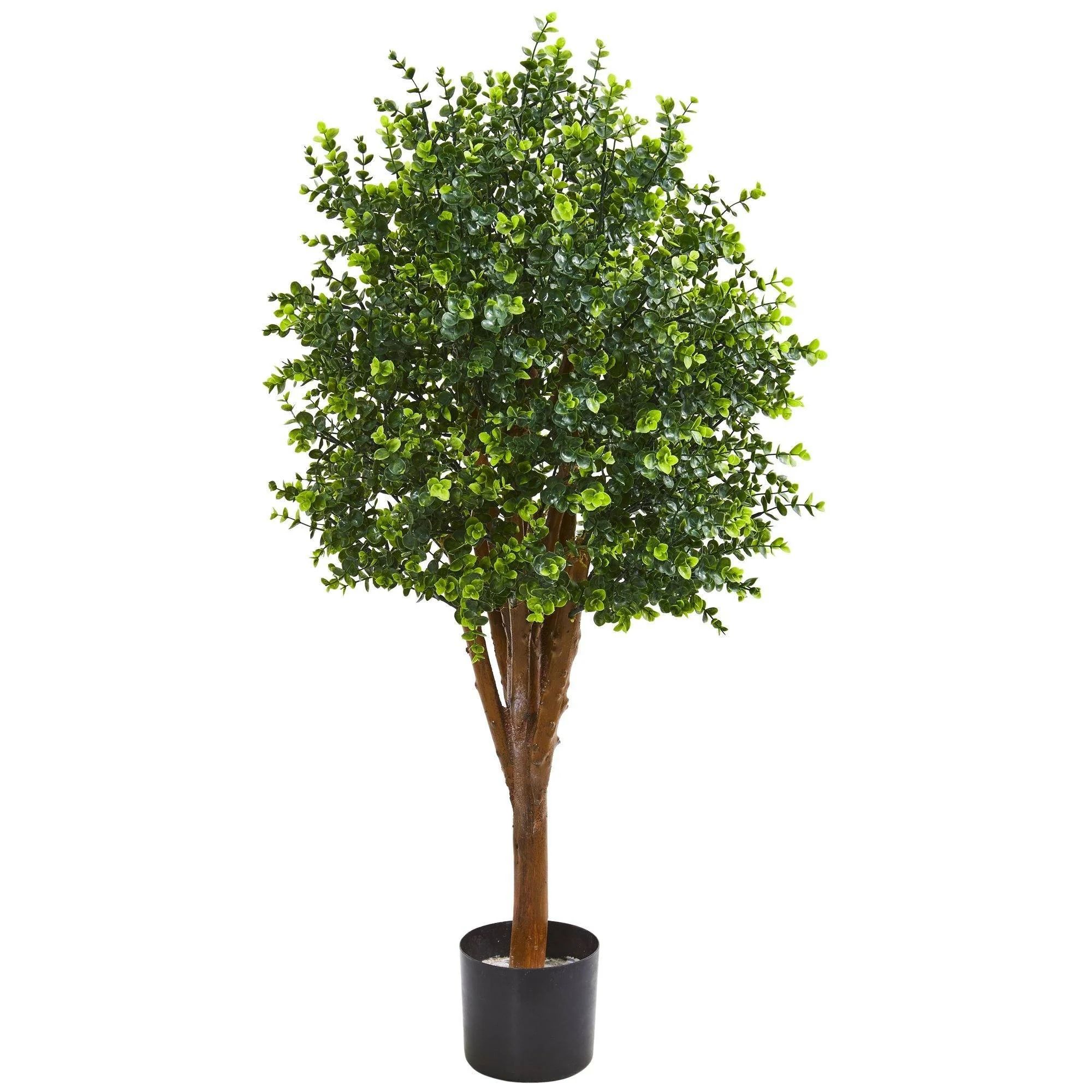4’ Eucalyptus Artificial Tree UV Resistant Indoor/Outdoor) | Nearly Natural