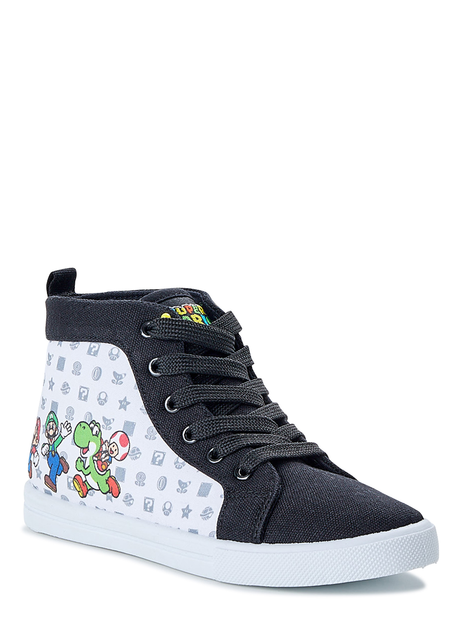 Mario Kart Boys’ High Top Sneakers, Sizes 11-5 - Walmart.com | Walmart (US)
