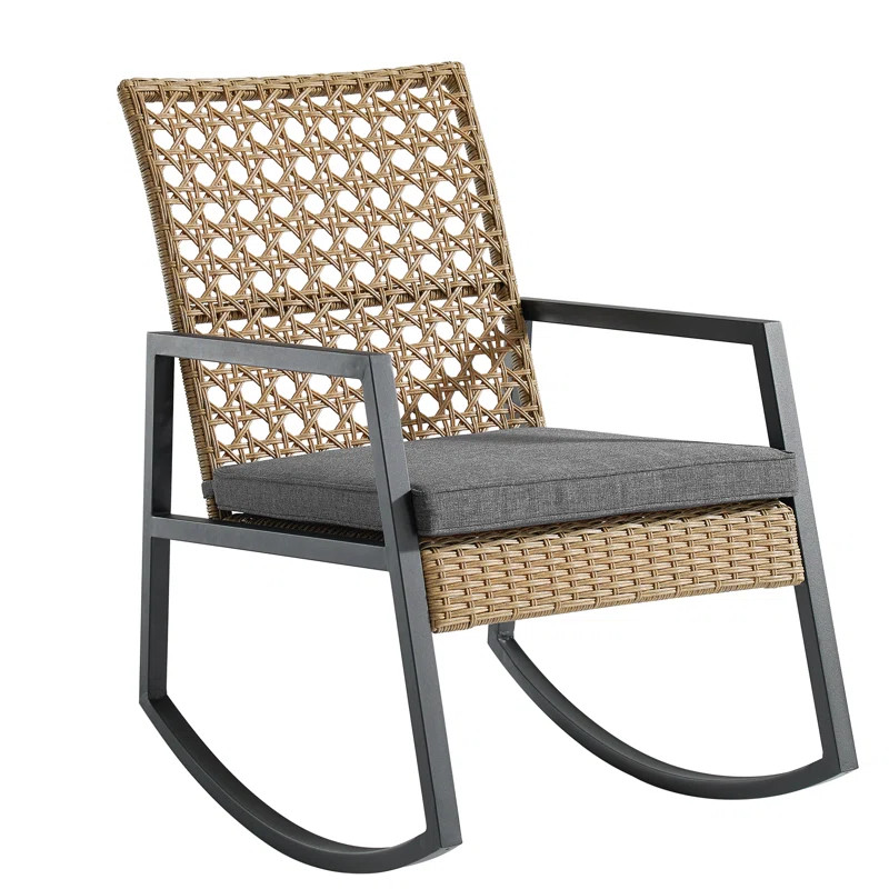Outdoor Dolezal Rocking Chair with Cushions | Wayfair North America