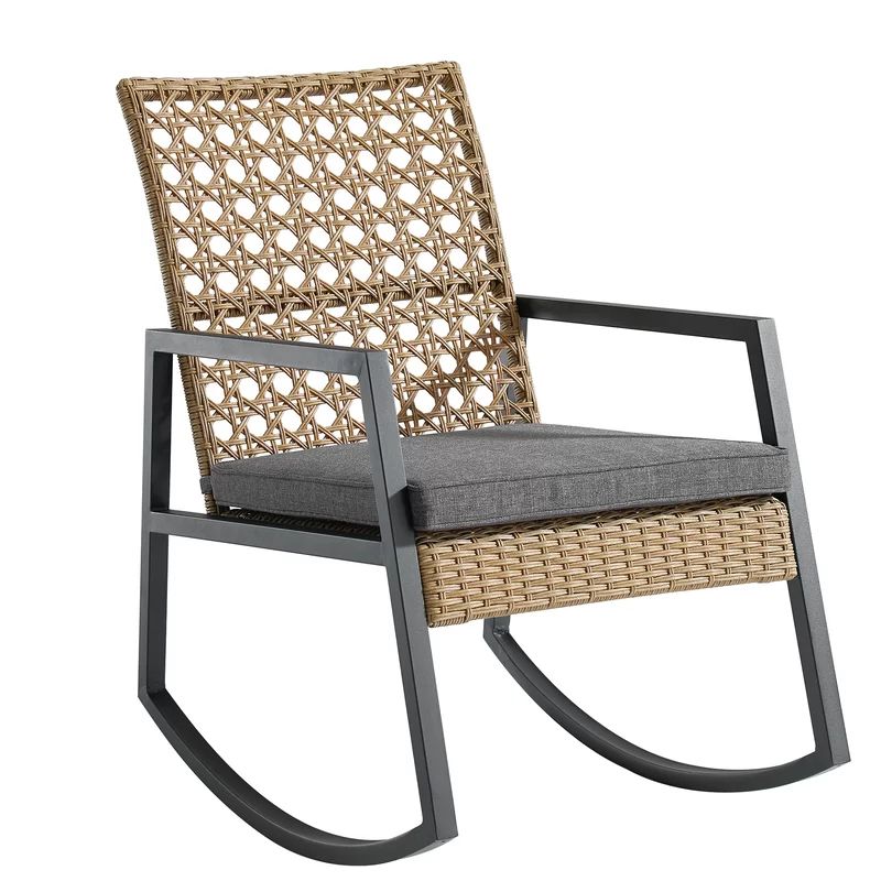 Outdoor Dolezal Rocking Chair with Cushions | Wayfair North America