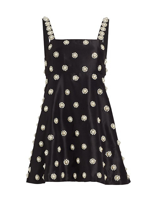 Alice + Olivia Athene Embellished Minidress | Saks Fifth Avenue