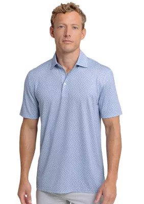Men's Driver Fall Flock Printed Polo Shirt | Belk