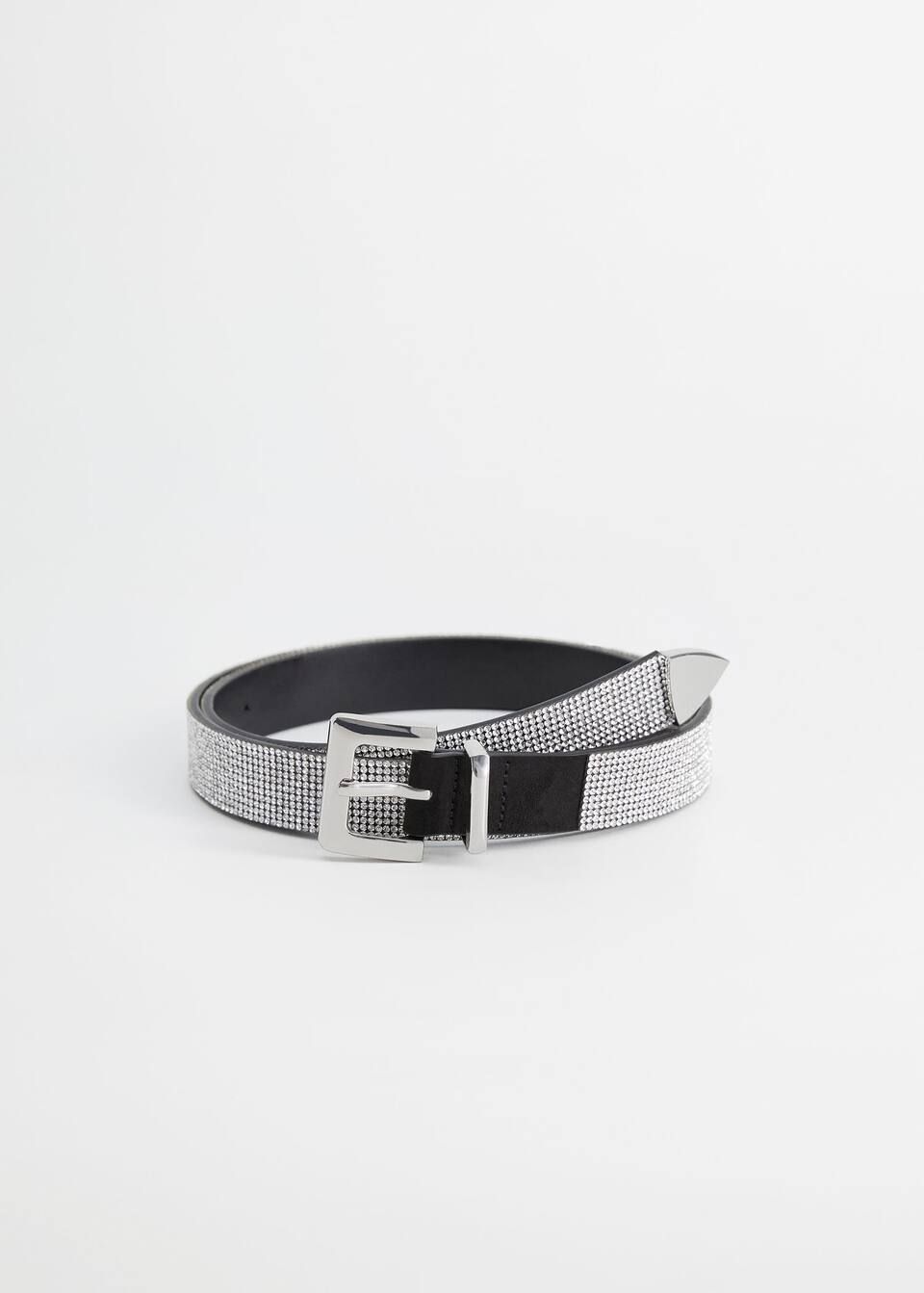 Rhinestone belt | MANGO (US)