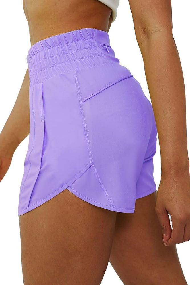 Tough Mode Shorts for Women, Women's Athletic Shorts, High Waisted Running Shorts Pockets Sporty ... | Amazon (US)