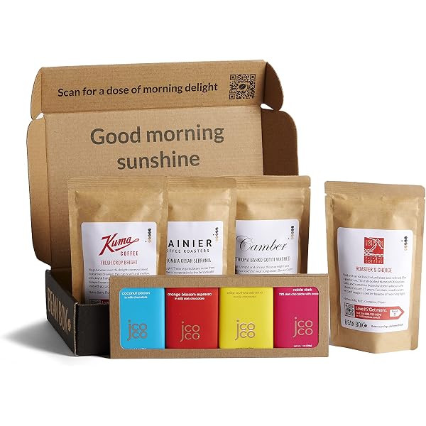 Bean Box Gourmet Coffee Sampler | Specialty Coffee Gift Basket | Coffee Gift Set | Coffee Gifts for  | Amazon (US)