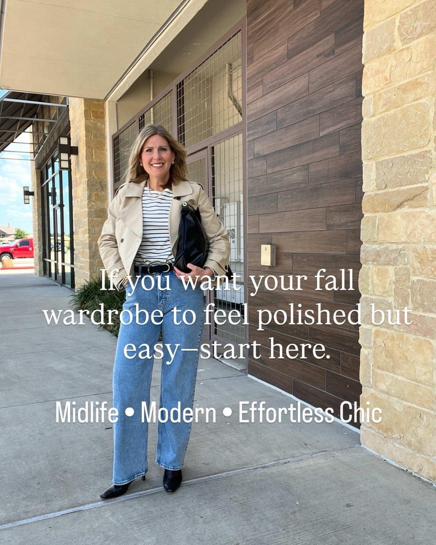 LTK Cyber Week sales through December 1st! 🙌🏽 ♥️

After years of chasing trends, I’ve learned that effortless style comes down to a few midlife-approved staples that always work. This season, I’m building around pieces that feel timeless, comfortable, and just a little bit modern:

👢 Black leather kitten heel ankle boots
🧥 A perfectly tailored blazer
🤍 Striped button-up shirt (a not-so-basic classic)
👟 Casual suede sneakers for everyday chic
✨ Simple gold jewelry to finish the look
👜 A brown suede crossbody bag that goes with everything

These are the pieces that make getting dressed feel simple but never boring.

➡️ Swipe through to see how I’m styling them.

👯‍♀️ Share this with a friend who’s ready to refresh her fall wardrobe.
📌 Save this post so your closet updates feel effortless.

#LTKItBag #LTKShoeCrush #LTKItBag #LTKStyleTip 

#LTKTravel #LTKSeasonal #LTKBeauty #LTKGiftGuide #LTKWorkwear #LTKCyberWeek #LTKOver40 #LTKHoliday