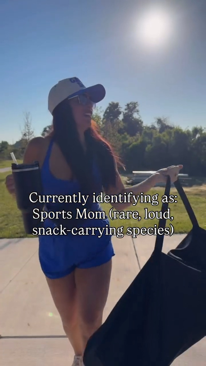 Currently identifying as: Sports Mom — a rare, loud, snack-carrying species that survives on caffeine, sideline gossip, and yelling “GOOD HUSTLE” like it pays my bills.

Comment “shop” for details 

humor #momhumor #sportsmom #sportsmomlife #sportsmoms