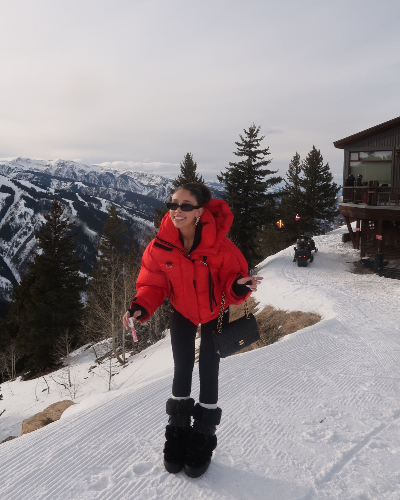 THE BEST SKI PUFFER JACKET EVER - i’m a size xs & this is my favorite pop of red for winter. keeps you super warm whether you’re skiing or not. my onesie is by show me your mumu in size xs - this is selling out fast for a reason so i linked super similar ones!!

#LTKSeasonal #LTKHoliday #LTKstyletip