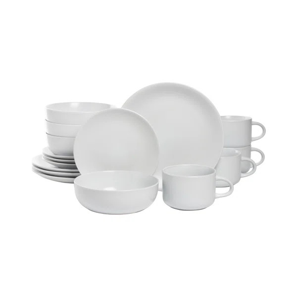 Wazee Matte 16 Piece Dinnerware Set, Service for 4 | Wayfair North America