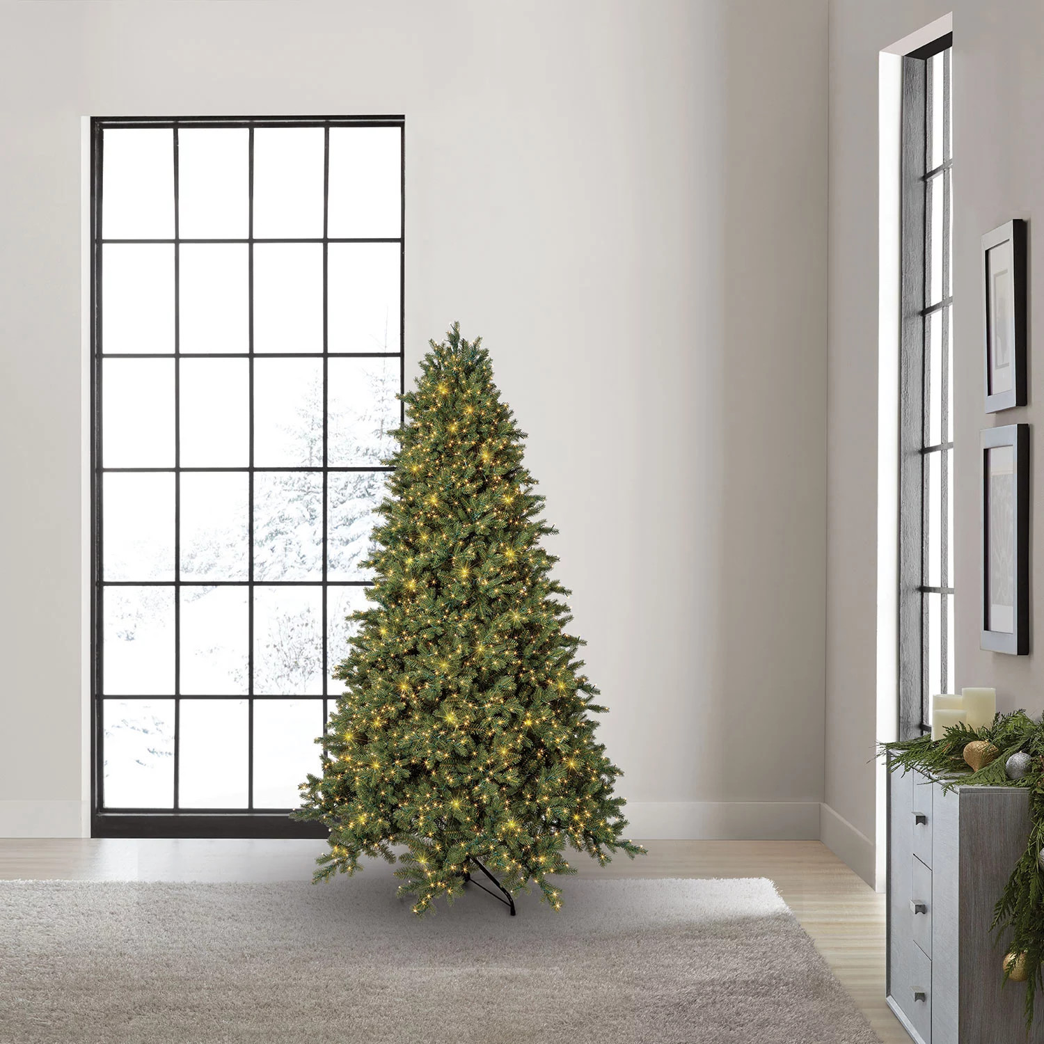 Member's Mark Pre-Lit 7.5' Norway Fir Artificial Christmas Tree | Sam's Club
