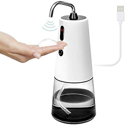 Automatic Foaming Soap Dispenser, Touchless Rechargeable Soap Dispenser Infrared Motion Sensor, H... | Amazon (US)