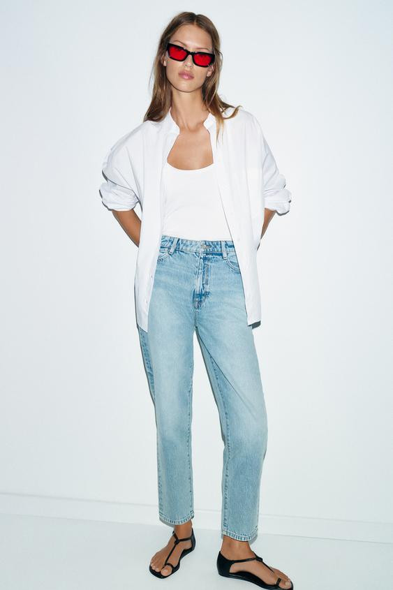 Z1975 HIGH-WAIST MOM FIT JEANS | Zara US