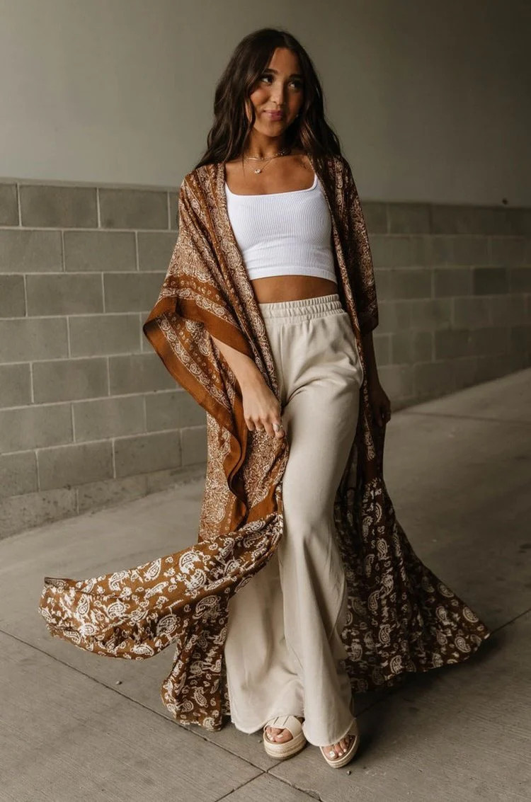 Paisley Free Flow Kimono | Mindy Mae's Market