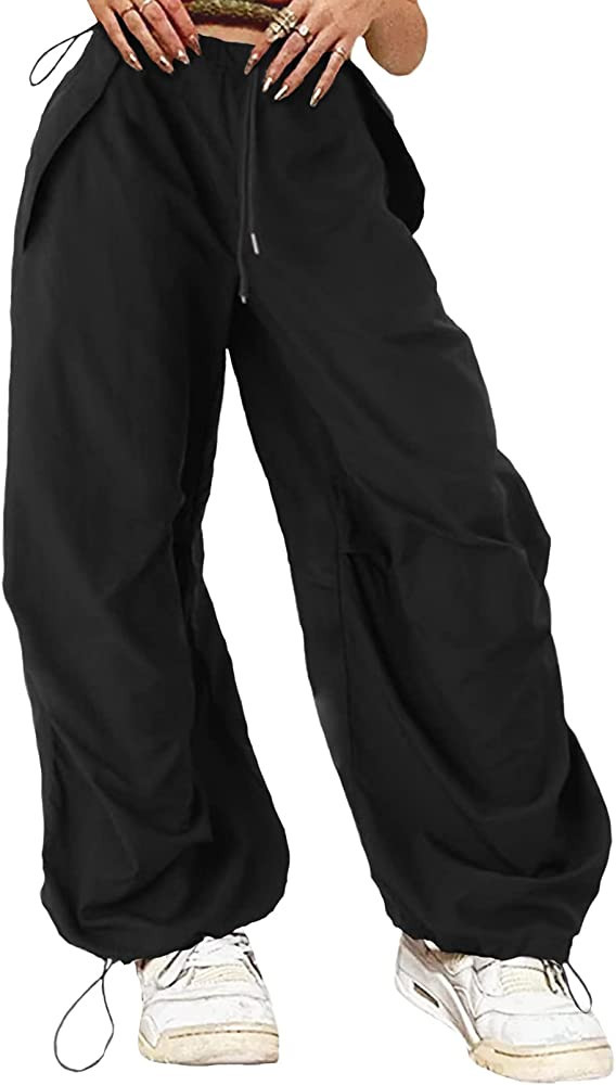 Women's Parachute Pants With Drawstrings | Amazon (US)