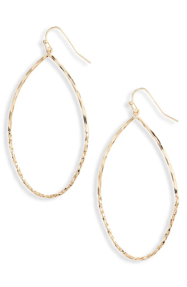 Shimmer Chain Teardrop Earrings | Nordstrom