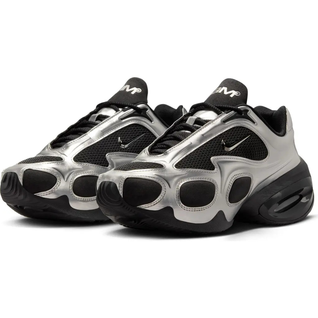 Nike Air Max Muse Sneaker in Black/Metallic Silver at Nordstrom, Size 8 | Nordstrom