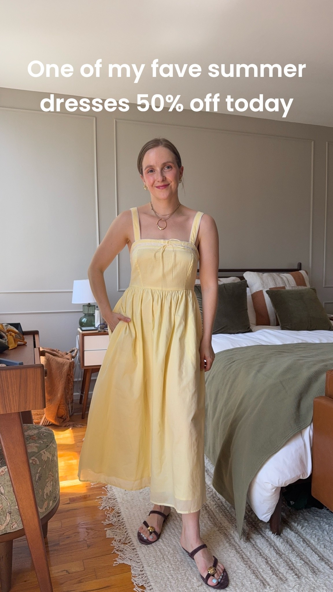 $65 100% cotton dress use code SUITEAF for a double stackable Abercrombie sale. Wearing xs petite 
Lined and pockets

#LTKootd #LTKSaleAlert #LTKPetite