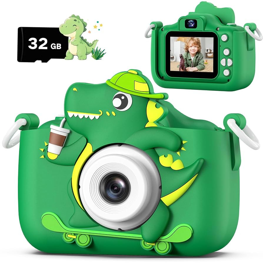 Dwfit Upgrade Selfie Kids Camera, Christmas Birthday Gifts for Boys Girls Age 3-12, HD Kids Digit... | Amazon (US)