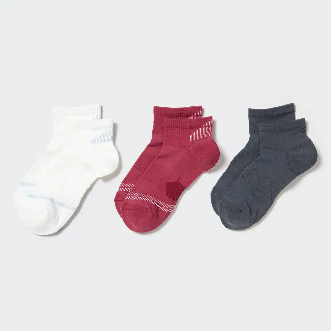 ANKLE SPORTS SOCKS (THREE PAIRS) | UNIQLO (UK)