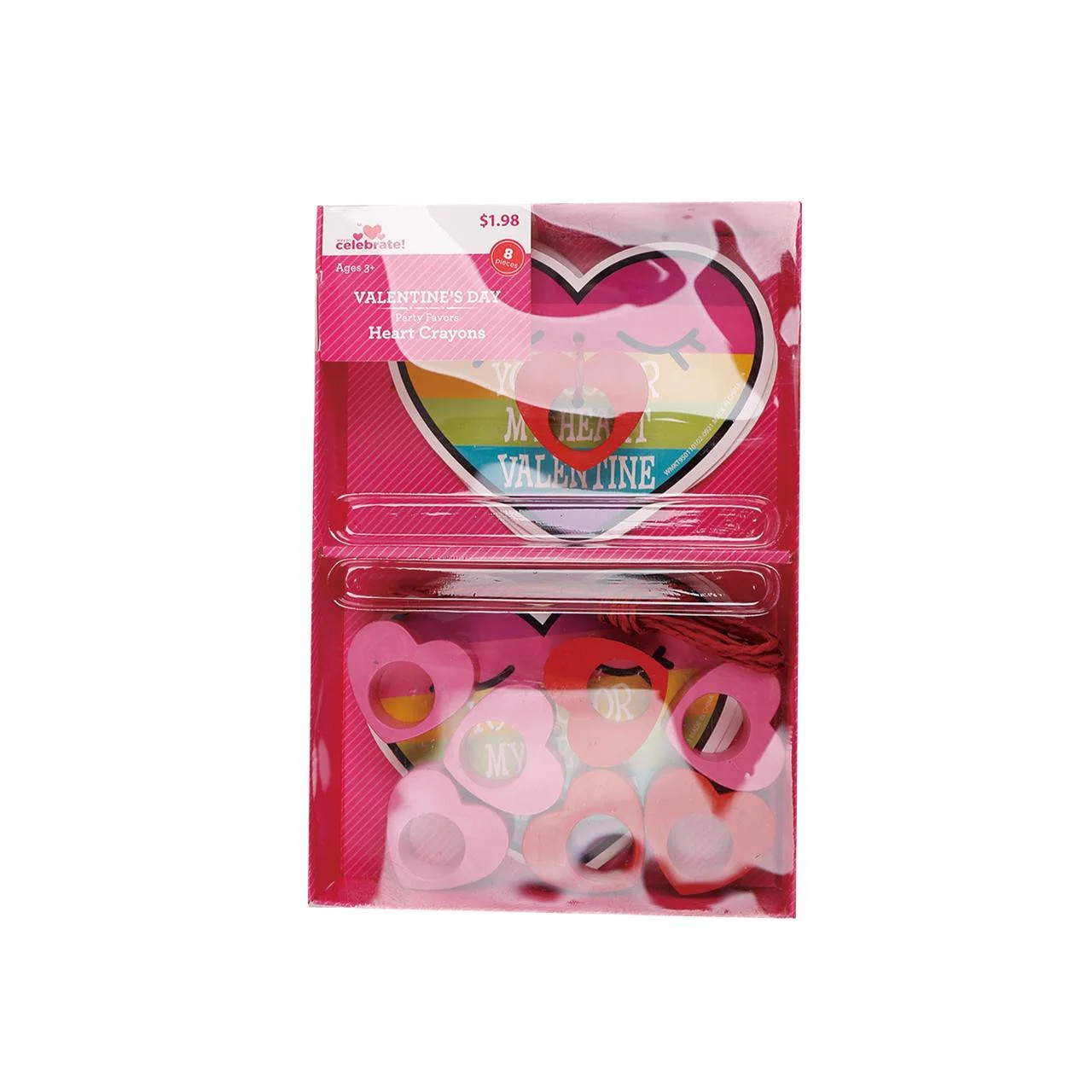 Way To Celebrate Valentine's Day Heart Crayons Party Favors, 8 Count | Walmart (US)