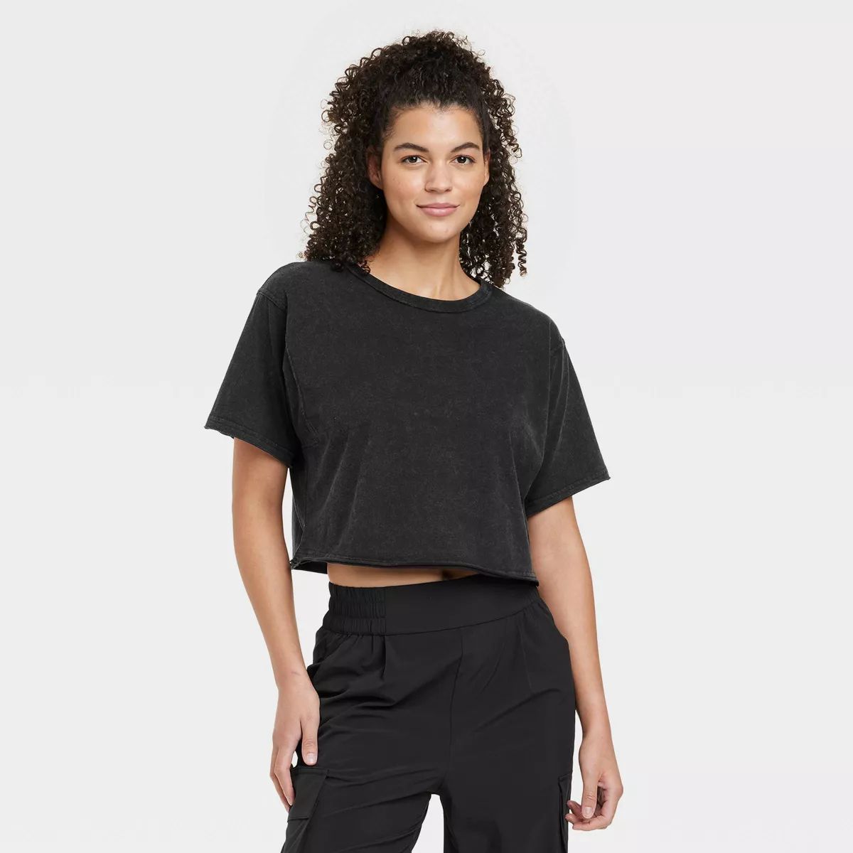 Women's Cropped Boxy T-Shirt - JoyLab™ | Target