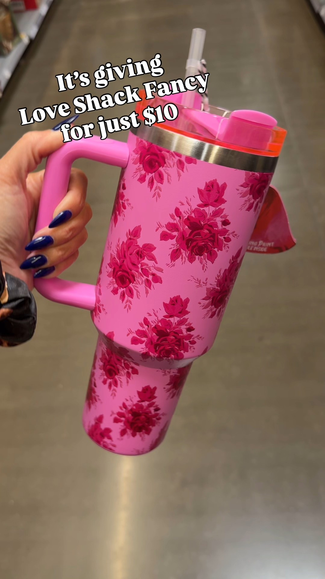 Love Shack Fancy vibes for just $10 (the LSF one retails for $65!). This would be cute to stuff with goodies and give as a gift! 

Stanley tumbler lookalike, thermos, thermal cup, travel cup, Walmart finds 

#LTKHoliday #LTKFindsUnder50 #LTKTravel