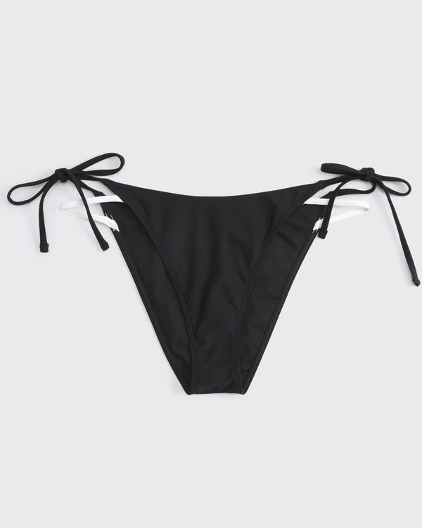 Layered Tie-Side Cheeky Bottom | Abercrombie & Fitch (US)