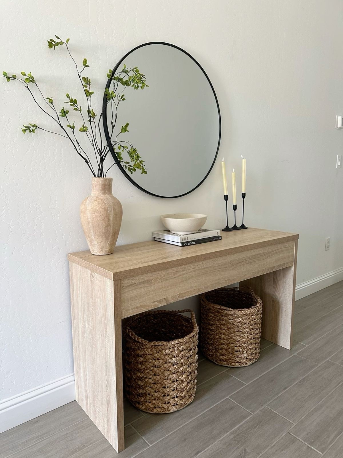 the prettiest neutral console table 

#LTKFindsUnder100 #LTKHome #LTKSeasonal