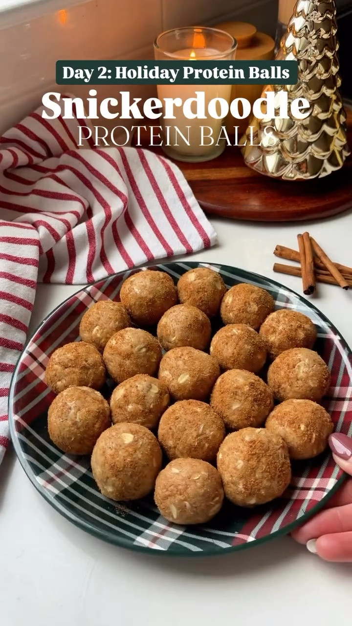 Day 2 of my Holiday Protein Ball Series = Snickerdoodle Protein Balls ✨

All the flavor of a cookie but with 5g protein + 5g sugar in each little bite. Sweet, cozy, and still balanced — my kind of festive treat.



snickerdoodle | protein balls | holiday treats made healthier | macro-friendly snacks | cookie season | low sugar treats

https://www.eatingbirdfood.com/snickerdoodle-protein-balls/

#LTKActive #LTKfoodie #LTKHoliday