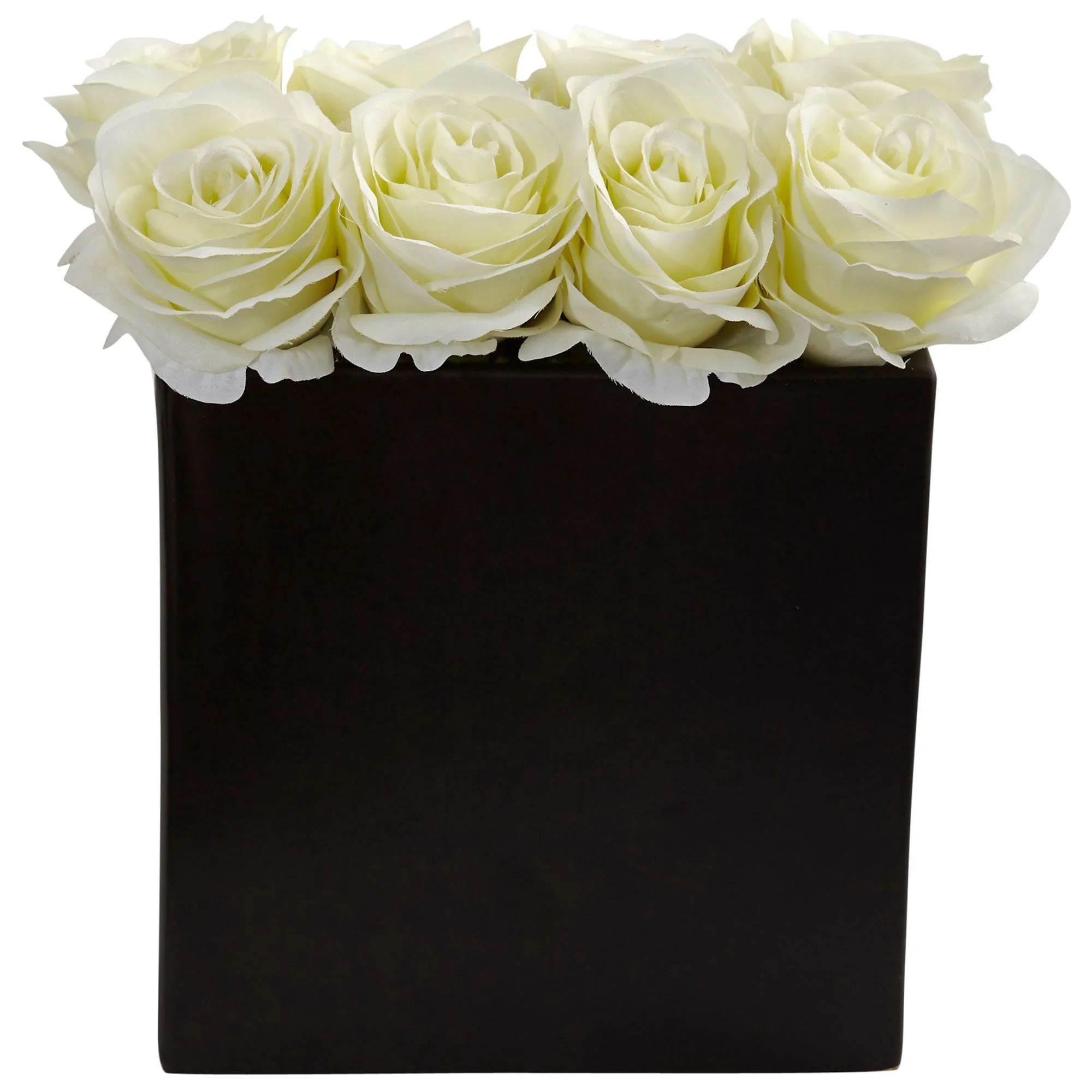 Roses Arrangement in Black Vase | Walmart (US)