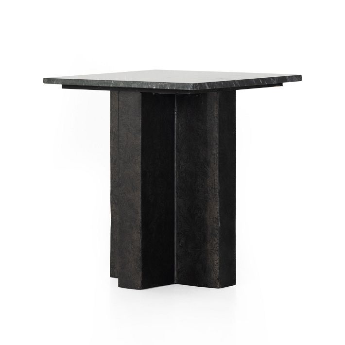 Aluminum Cross Base Side Table (20") | West Elm (US)