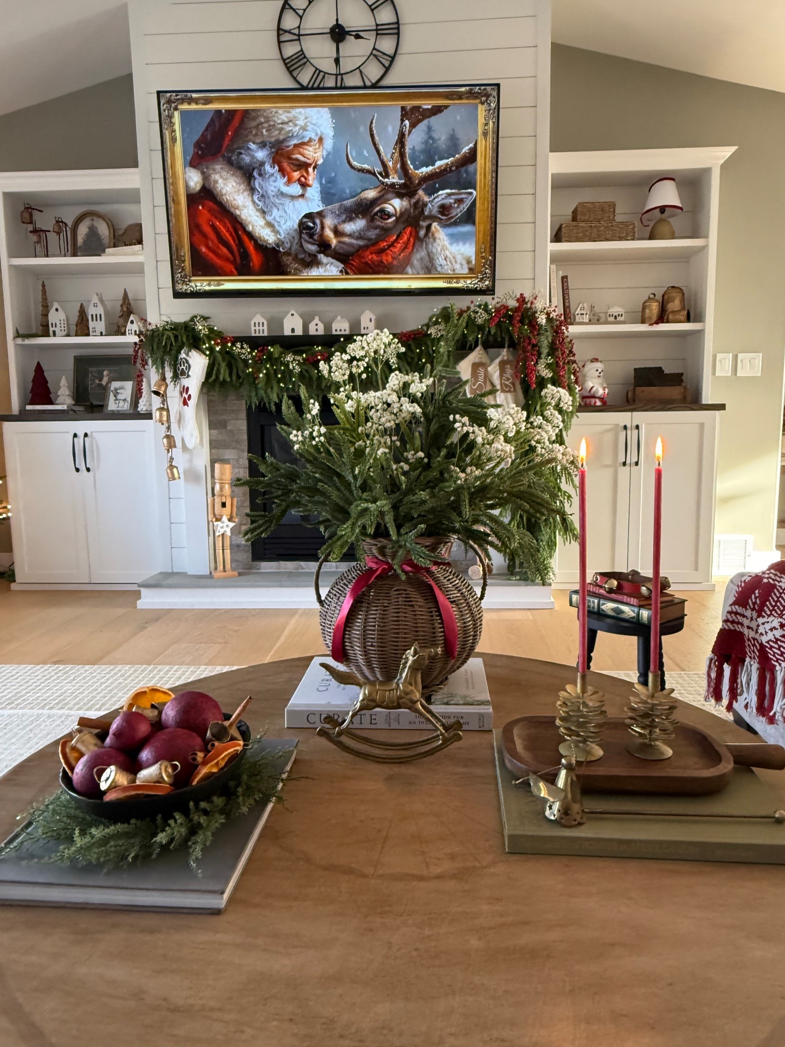 Christmas coffee table decor 

#LTKHome #LTKHoliday