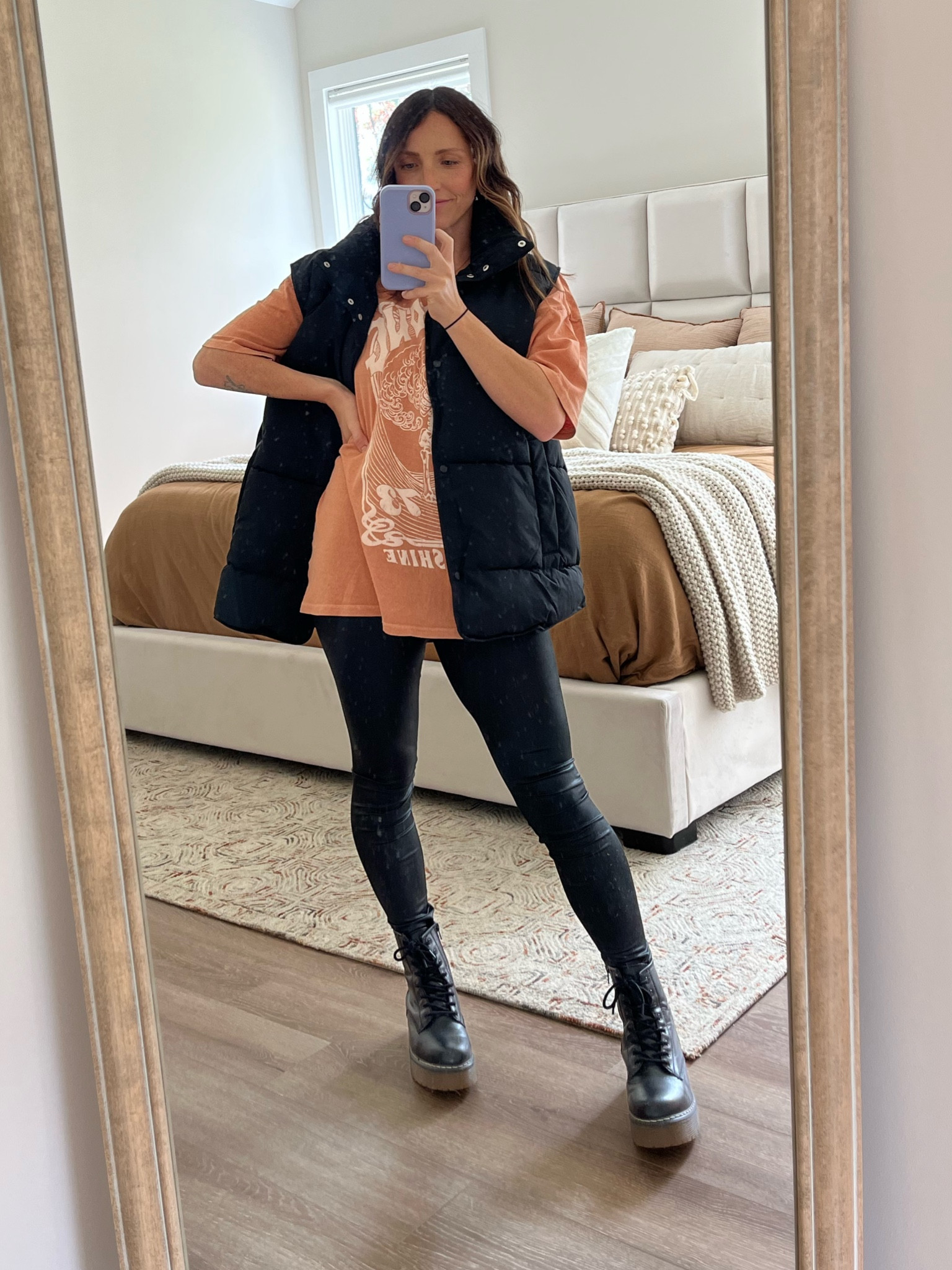 Officially cozy season 🤗

Wearing a small in the vest & leggings!

#LTKstyletip #LTKSeasonal #LTKunder50