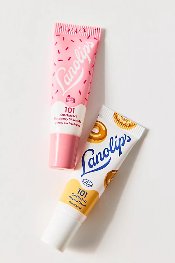 Lanolips 101 Delicious Mini Bites Lip Balm Duo Set in Donut at Urban Outfitters | Urban Outfitters (US and RoW)