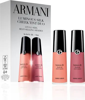 ARMANI beauty Luminous Silk Cheek Tint Duo $80 Value | Nordstrom | Nordstrom