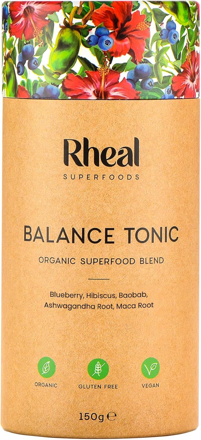 Rheal Balance Tonic, 150g (30 Servings), Organic Women’s Health & Cycle Support Powder with 500... | Amazon (UK)