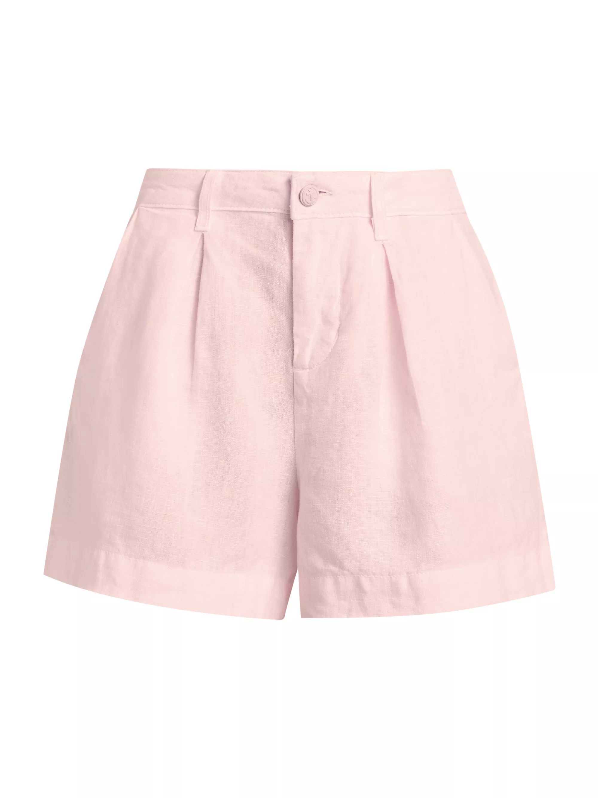 Zahari Pleated Linen Shorts | Saks Fifth Avenue