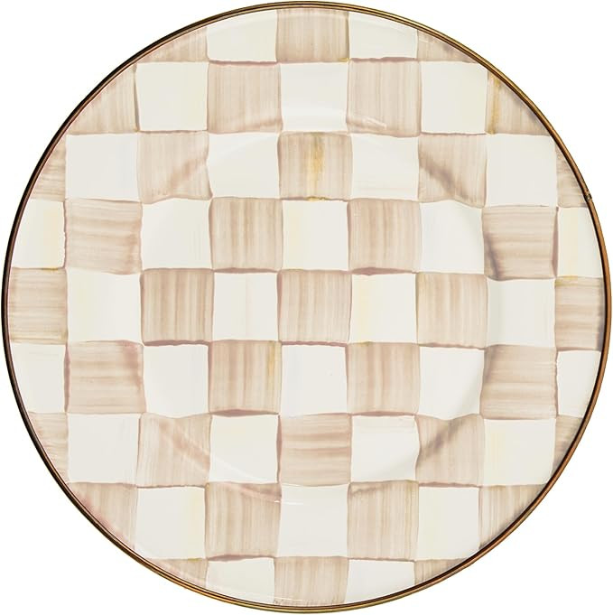 MACKENZIE-CHILDS Enamel Salad and Dessert Plate, Small Plate for a Dessert or Appetizer Dish, 8 I... | Amazon (US)