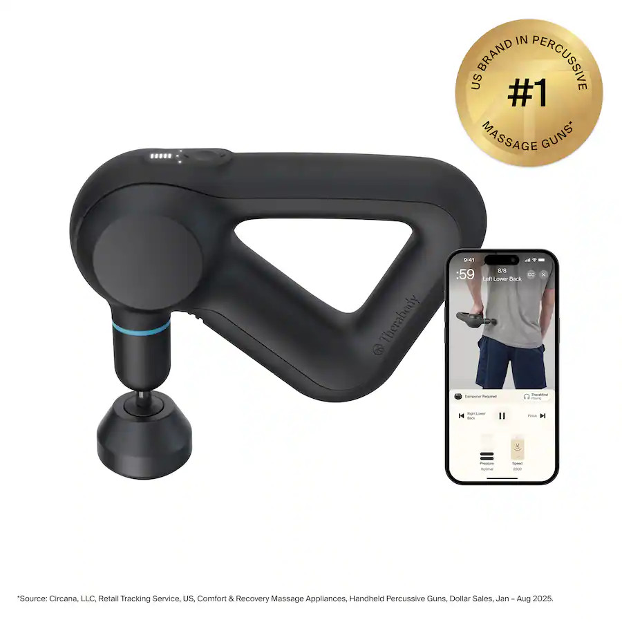 Therabody - Theragun Prime (5th Generation) - Powerful 5-Speed Massage In A Simple Design For Imp... | Best Buy U.S.