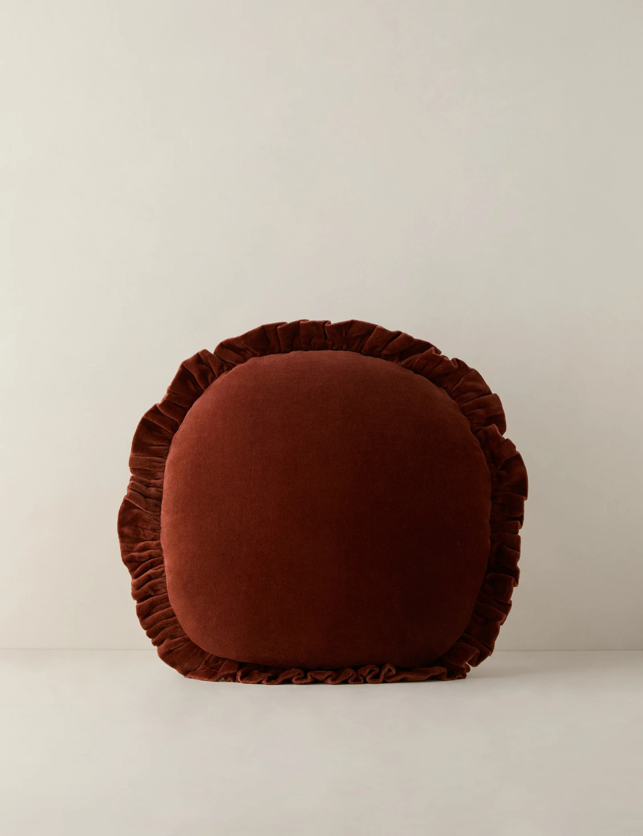 Mauree Velvet Round Pillow | Lulu and Georgia 
