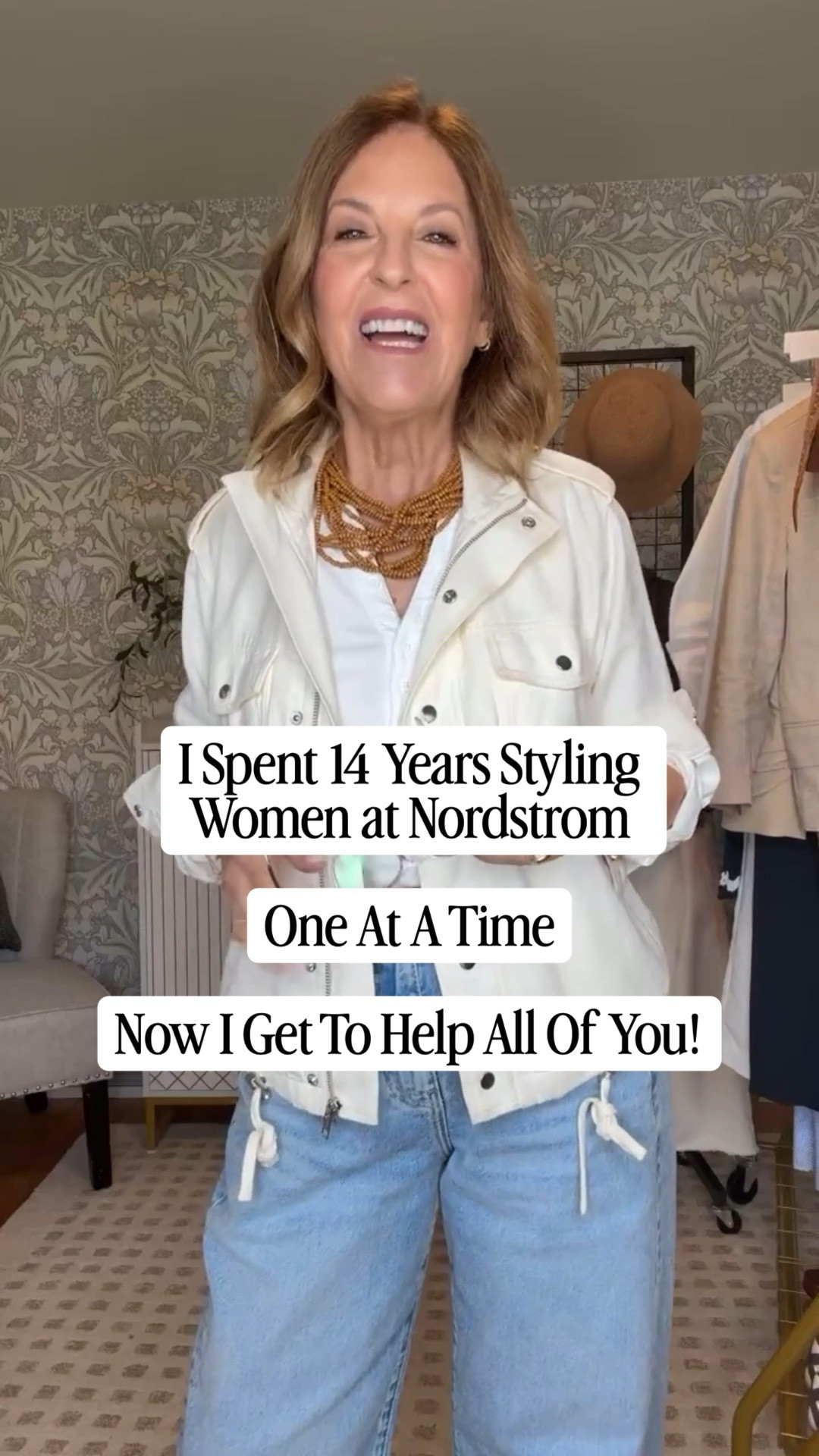 14 years as a VIP Nordstrom Stylist. One woman at a time. Now I get to help all of you! ❤️  

During the pandemic, I took to IG Live to share new products, styling tips, and to answer your questions- and I’m still going. 
Join me - Thursday, 9am PST.

#LTKOver40 #LTKootd #LTKPetite