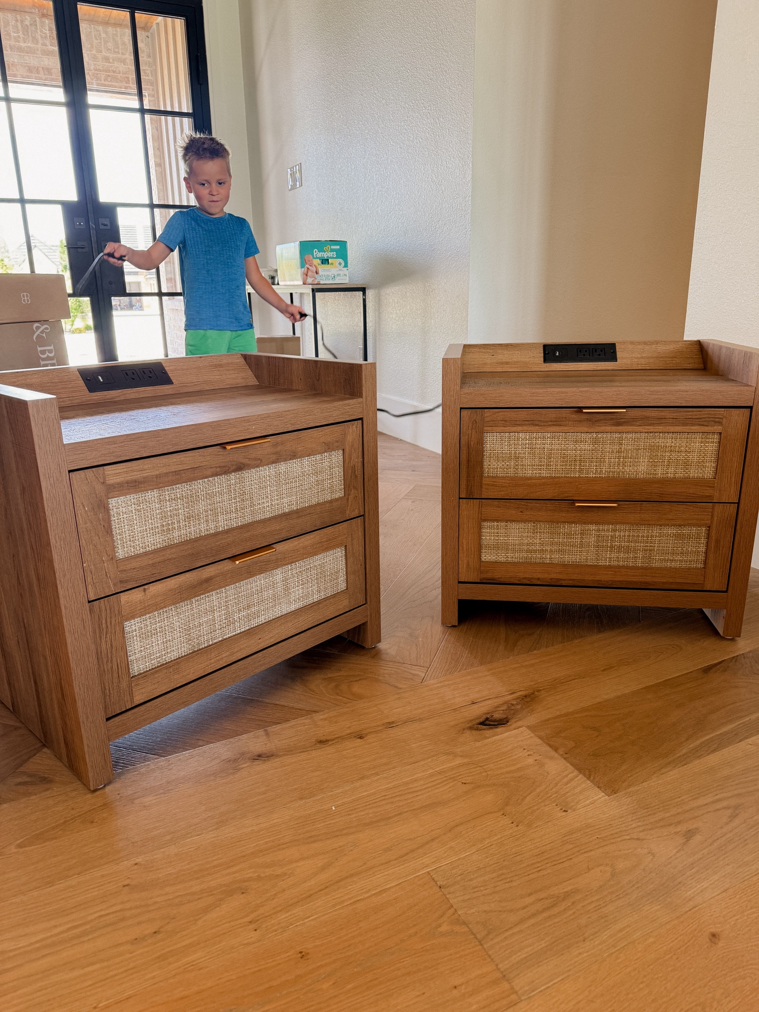 2 charging nightstands. 
Kids room furniture. 
Need to be fully assembled. Took me 2 hours


#LTKKids #LTKHome #LTKStyleTip