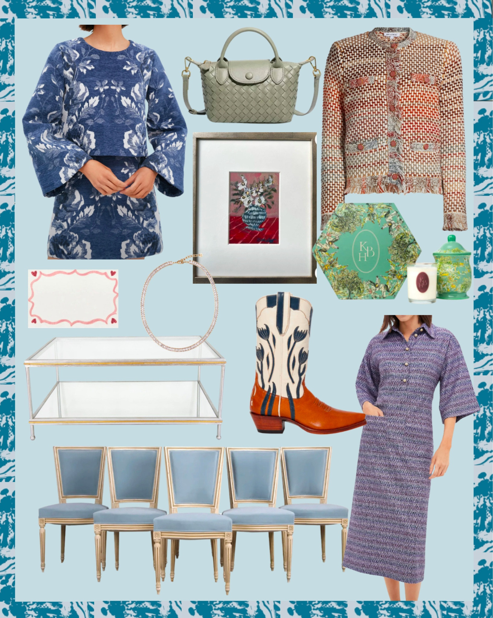 Recent Saves! 

Dining chairs, dress, art, cowboy boots, purse 

#LTKHome #LTKStyleTip