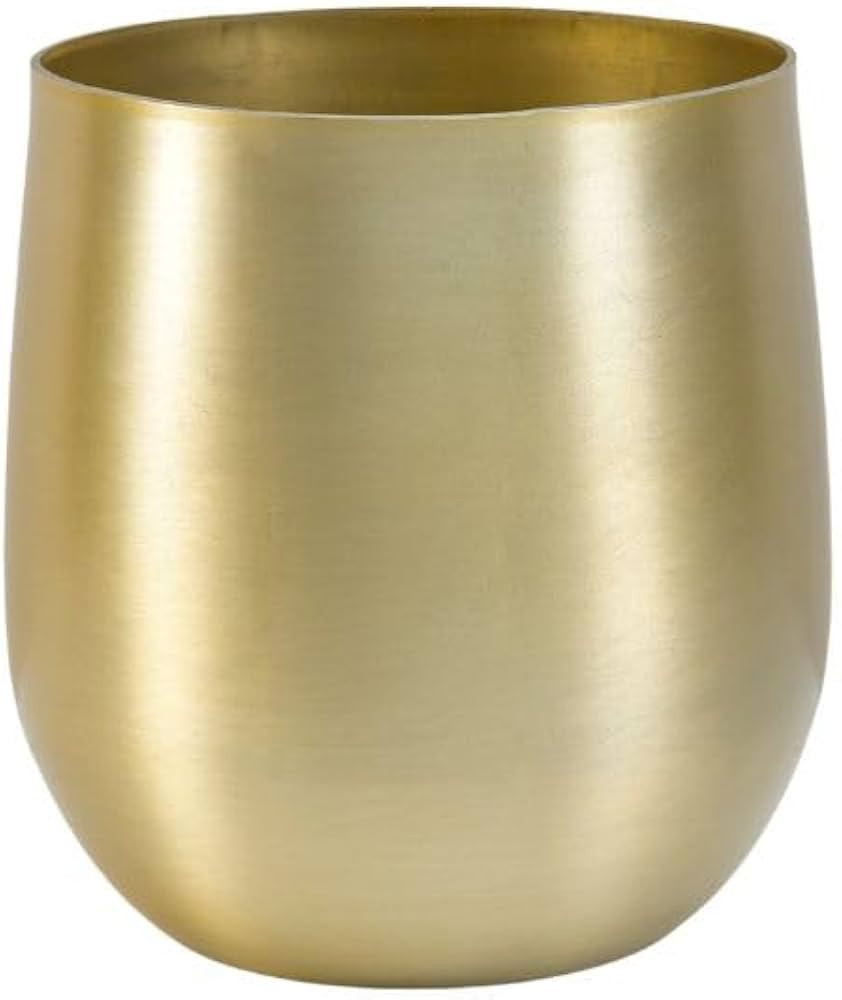 Serene Spaces Living Brass Look Aluminum Vase, Brass Decorative Accents Use as Brass Planter for ... | Amazon (US)