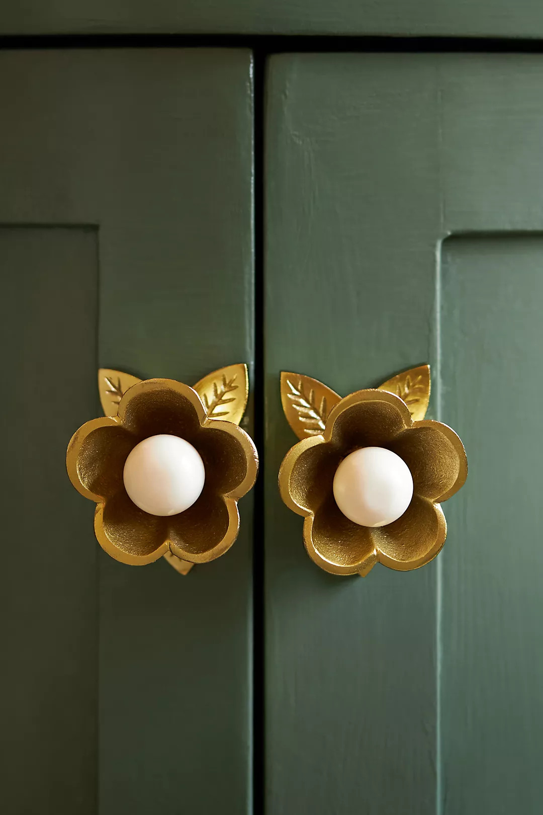 Nena Flower Knobs, Set of 2 | Anthropologie (US)