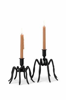 Cast Iron Spider Taper Candleholders - Set of 2 | THELIFESTYLEDCO