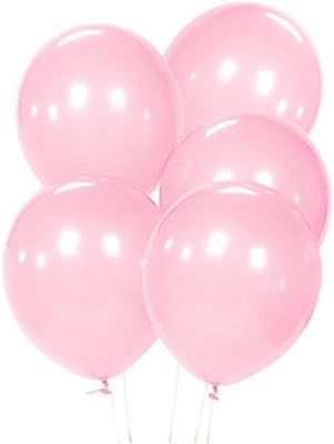 Peace&Joy 12" Latex Balloons 100 per Bag (Light Pink) | Amazon (US)