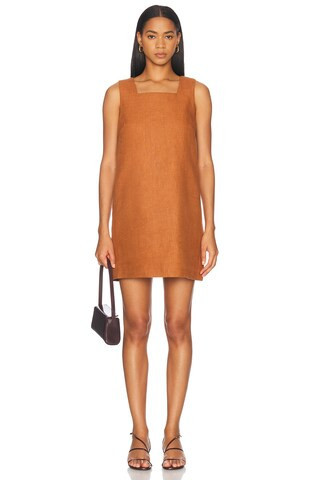 Posse Rio Mini Dress in Brown | FWRD 