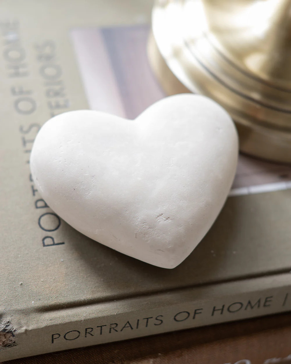 White Paper Mache Heart | Elements by Remedy