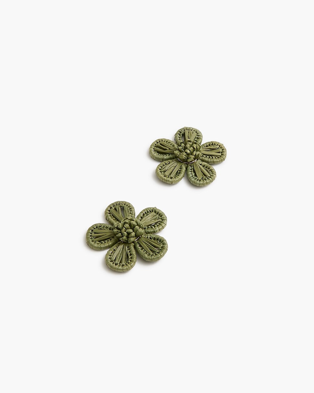 Woven flower earrings | J.Crew Factory
